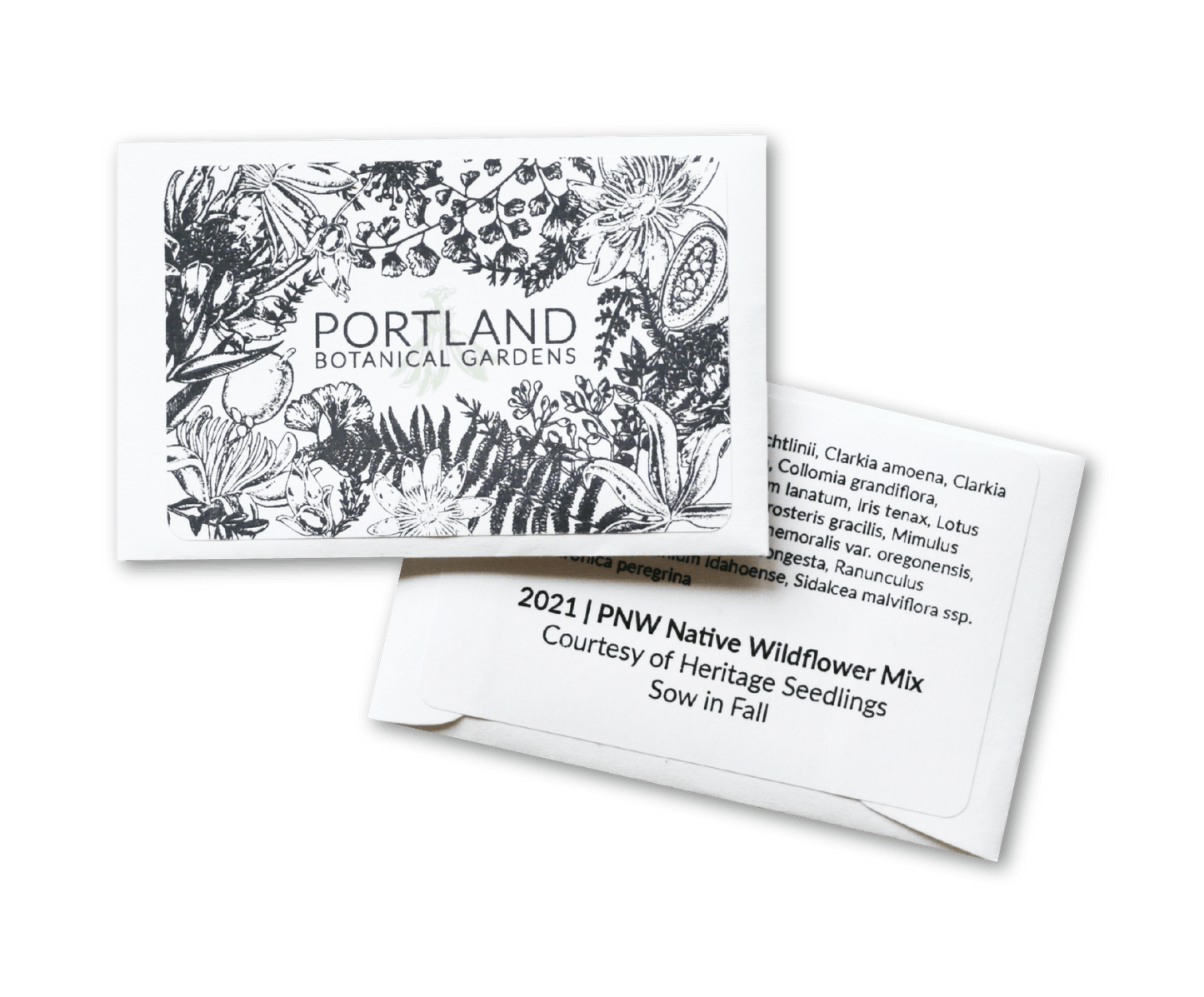 PNW Native Wildflower Seed Packet